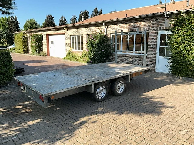 Dubbel asser aanhangwagen - afbeelding 13 van  17