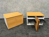 Dubbel ladeblok met uitschuiflade (2x) - afbeelding 1 van  9