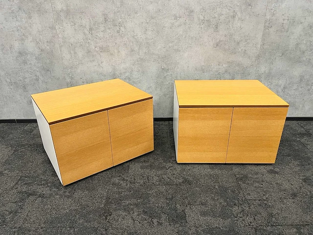 Dubbel ladeblok met uitschuiflade (2x) - afbeelding 2 van  9