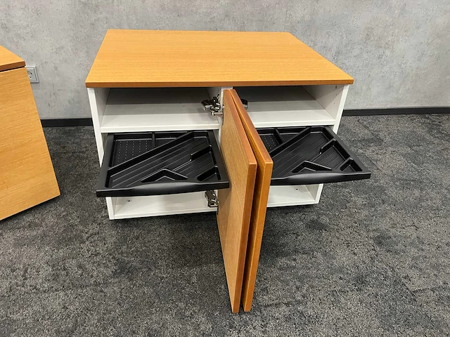 Dubbel ladeblok met uitschuiflade (2x) - afbeelding 4 van  9