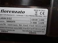 Dubbel piston koffiemachine fiorenzato laguna 2g ele met bonenmaler fiorangato f-64 evo. bouwjaar 6-2019. - afbeelding 6 van  8