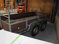 Dubbelassige aanhanger hapert k2000 met kenteken wp-50-yz. bouwjaar 22-5-1997. bakafmeting 300 x 130 cm. - afbeelding 3 van  4