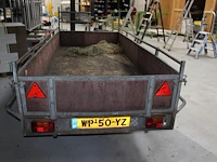 Dubbelassige aanhanger hapert k2000 met kenteken wp-50-yz. bouwjaar 22-5-1997. bakafmeting 300 x 130 cm. - afbeelding 4 van  4