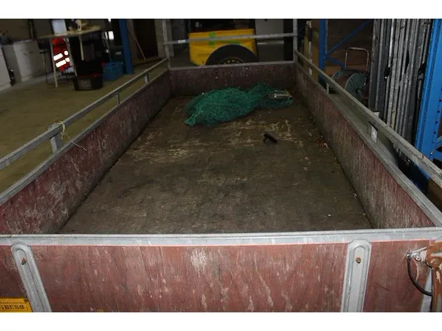 Dubbelassige aanhangwagen anssems ansa 2000 met kenteken ws-58-nz. bakafmeting 300 x 125 cm. - afbeelding 3 van  5