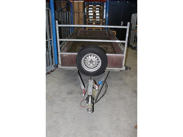 Dubbelassige aanhangwagen anssems ansa 2000 met kenteken ws-58-nz. bakafmeting 300 x 125 cm. - afbeelding 5 van  5