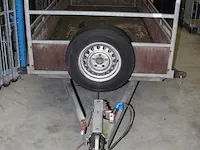 Dubbelassige aanhangwagen anssems ansa 2000 met kenteken ws-58-nz. bakafmeting 300 x 125 cm. - afbeelding 5 van  5