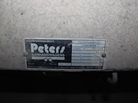 Dubbelassige aanhangwagen peters met kenteken 70-wn-hk. wagen is voorzien van disselbak met aanhangernet. b... - afbeelding 4 van  8