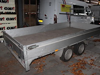 Dubbelassige aanhangwagen peters met kenteken 70-wn-hk. wagen is voorzien van disselbak met aanhangernet. b... - afbeelding 5 van  8