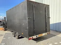 Dubbelassige box trailer - afbeelding 4 van  4
