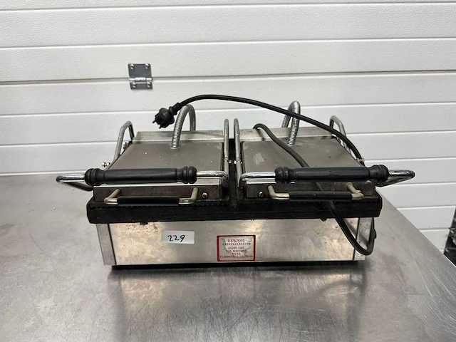 Dubbele - contactgrill - afbeelding 1 van  3