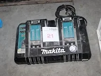 Dubbele acculader makita - afbeelding 1 van  1