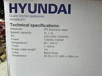 Dubbele airfryer 2x 4 liter hyundai - afbeelding 3 van  4