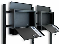 Dubbele brievenbus incl. poten - afbeelding 3 van  4