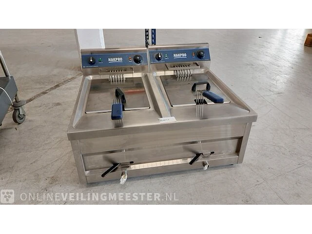 Dubbele frituur hakpro, tfr-12+12-9 - afbeelding 1 van  12