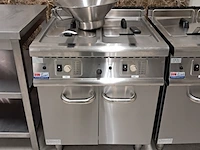 Dubbele gasfriteuse, bon-line, model jzh-rc-2 type a1 - afbeelding 1 van  9