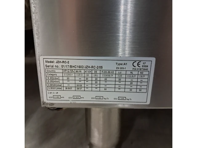 Dubbele gasfriteuse, bon-line, model jzh-rc-2 type a1 - afbeelding 9 van  9