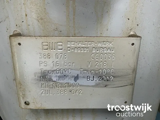 Dubbele lucht opslagtank - afbeelding 5 van  5