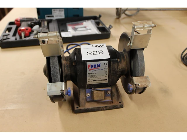 Dubbele schuur-slijpschijf ferm, type fsm-150 - afbeelding 1 van  2