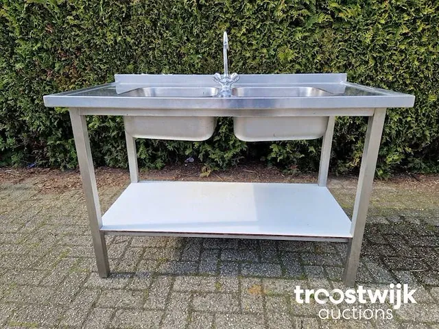 Dubbele spoeltafel - afbeelding 3 van  3