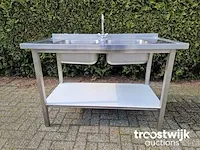 Dubbele spoeltafel - afbeelding 3 van  3