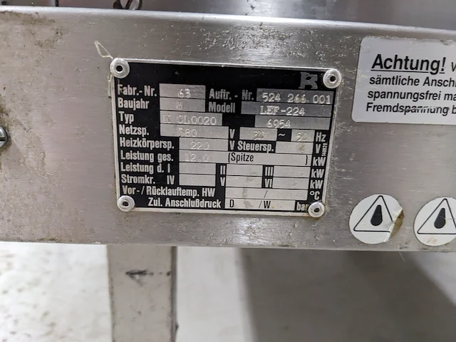 Dubbele staande frituurpan küppersbusch., lef-224 - afbeelding 5 van  9