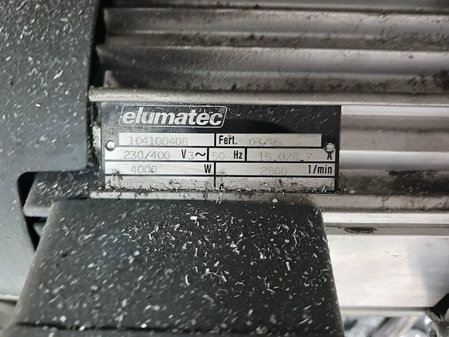 Dubbele verstekzaagmachine elumatec, bouwjaar 1995 - afbeelding 27 van  56