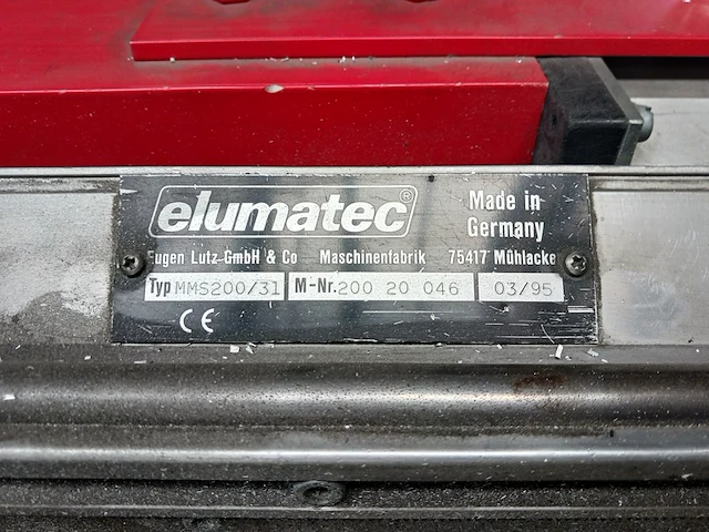 Dubbele verstekzaagmachine elumatec, bouwjaar 1995 - afbeelding 40 van  56