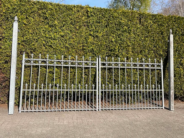 Dubbele vleugelpoort - 4 meter - afbeelding 1 van  10
