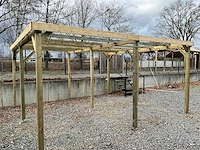 Dubbele vrijstaande carport 1000x520x247 cm - afbeelding 3 van  8