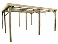 Dubbele vrijstaande carport 500x520x247 cm - afbeelding 1 van  8