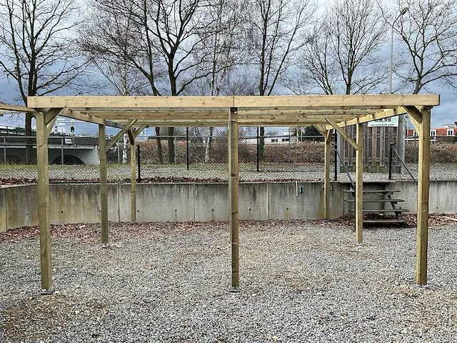 Dubbele vrijstaande carport 500x520x247 cm - afbeelding 2 van  8
