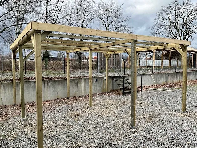 Dubbele vrijstaande carport 500x520x247 cm - afbeelding 3 van  8