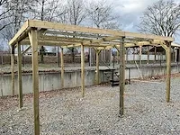 Dubbele vrijstaande carport 500x520x247 cm - afbeelding 3 van  8