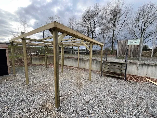 Dubbele vrijstaande carport 500x520x247 cm - afbeelding 5 van  8