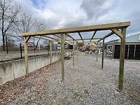 Dubbele vrijstaande carport 500x520x247 cm - afbeelding 7 van  8