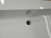 Dubbele wastafel met 2 kraangaten - afbeelding 3 van  5