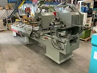 Dubbelkop verstek afkortcirkelzaagmachine - afbeelding 6 van  15