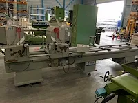 Dubbelkop verstek afkortcirkelzaagmachine - afbeelding 8 van  15