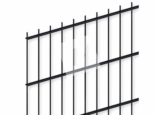 Dubbelstaaf hekwerk zwart 2,03 x 51,4m - afbeelding 4 van  4