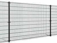 Dubbelstaaf hekwerk zwart 2,03 x 77m - afbeelding 1 van  4