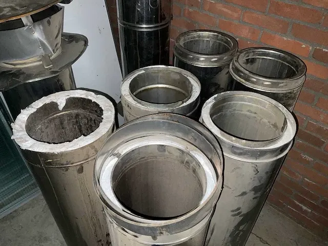 Dubbelwandige kachelpijp (9x) - afbeelding 2 van  3