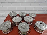 Dubbelwandige rvs gamel (9x) - afbeelding 2 van  4