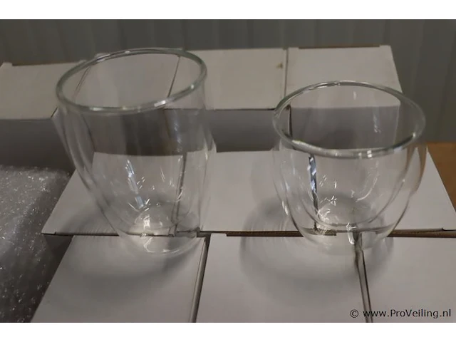 Dubbelwandige theeglazen - 18 stuks - afbeelding 2 van  4