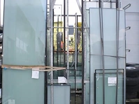 Dubbelzijdige metalen glas/platenbok - 205x70x258 cm - afbeelding 2 van  5