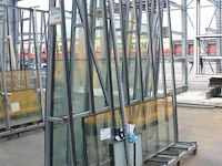 Dubbelzijdige metalen glas/platenbok - 220x100x246 cm - afbeelding 1 van  4