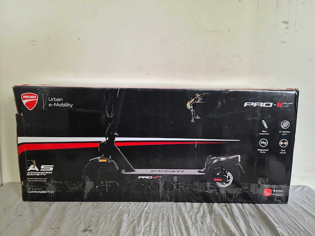 Ducati pro-ii plus scooter 25 km/h black 7.5 ah - afbeelding 2 van  2