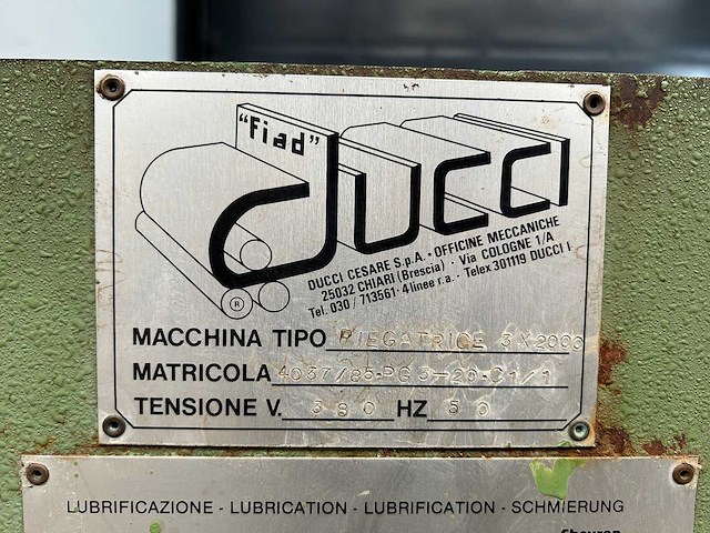 Ducci - piegatrice 3x2000 - folding machines - 2001 - afbeelding 2 van  11