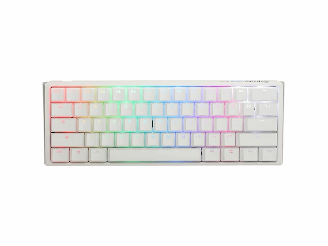 Ducky one 3 classic minitoetsenbord 60% hotswap rgb mxrood blanco qwerty - afbeelding 1 van  1