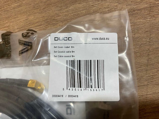 Duco coax kabel 8m (14x) - afbeelding 7 van  7