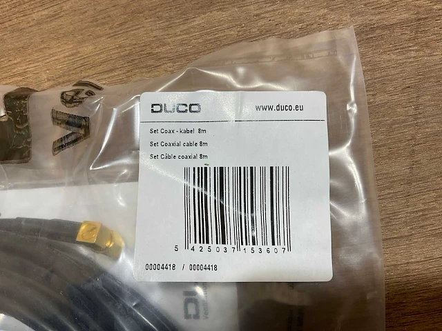 Duco coax kabel 8m (21x) - afbeelding 7 van  8